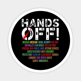 Hands-Off-Protest Magnet